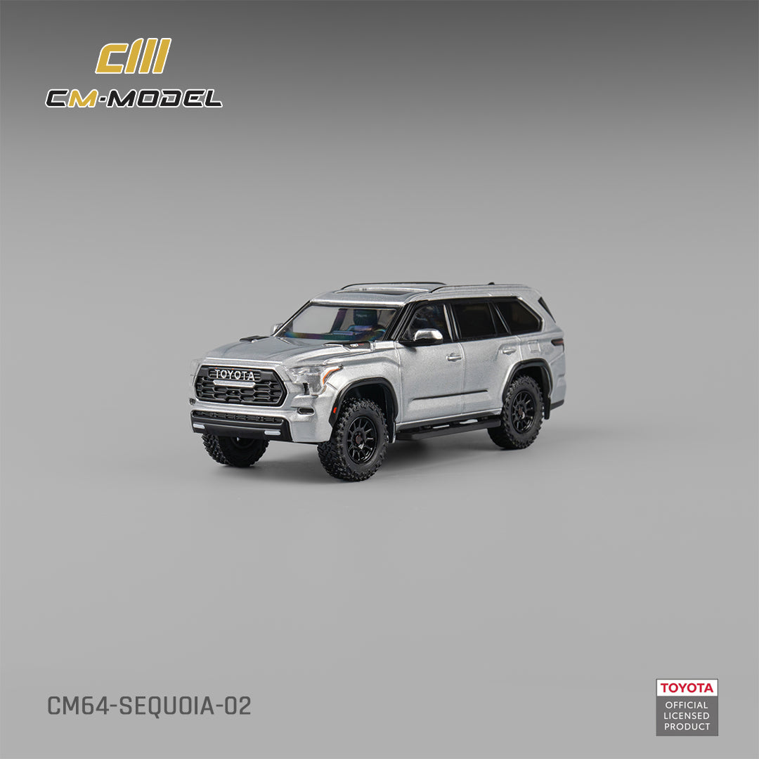 [CM MODEL] 1:64 Toyota Sequoia Silver