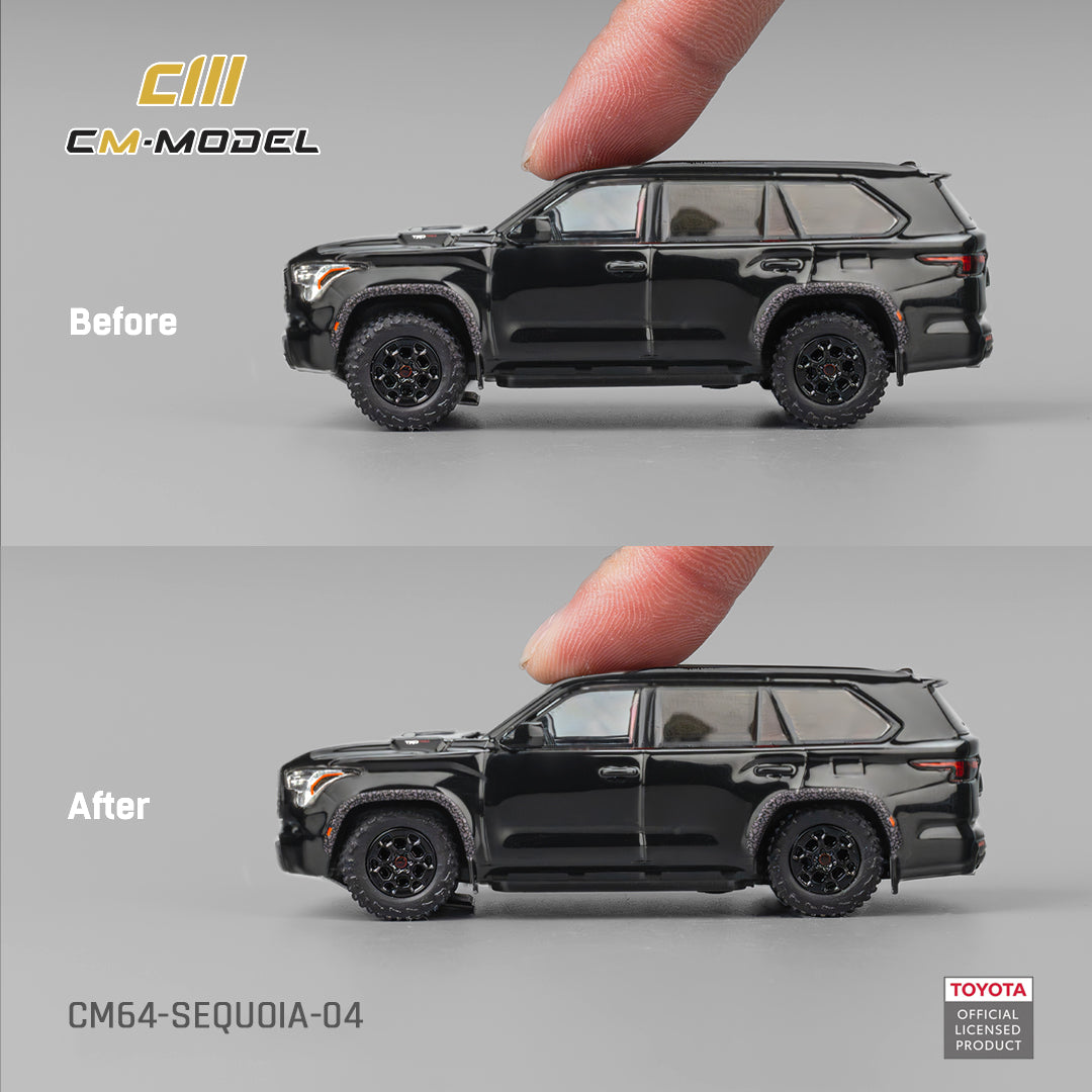 [CM MODEL] 1:64 Toyota Sequoia Midnight Black - Toy Space Diecast Online Store Singapore
