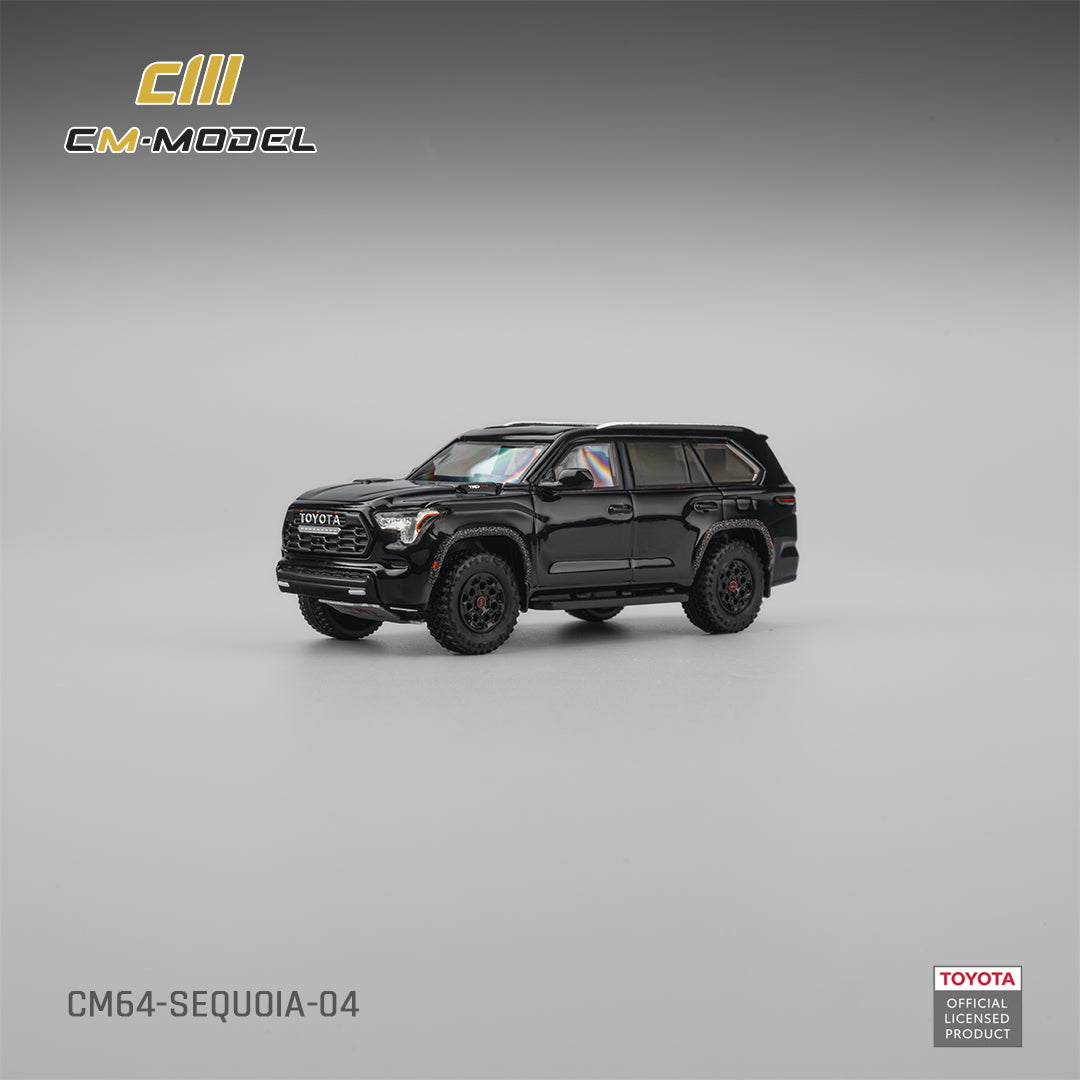 [CM MODEL] 1:64 Toyota Sequoia Midnight Black - Toy Space Diecast Online Store Singapore