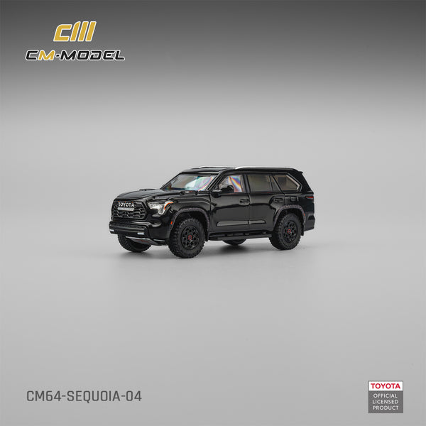 [CM MODEL] 1:64 Toyota Sequoia Midnight Black - Toy Space Diecast Online Store Singapore
