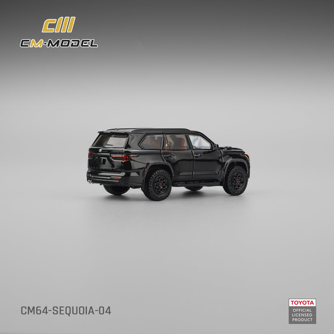 [CM MODEL] 1:64 Toyota Sequoia Midnight Black - Toy Space Diecast Online Store Singapore