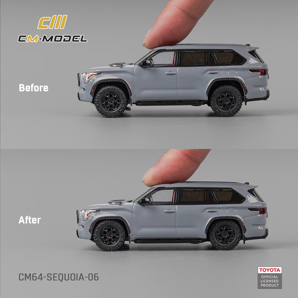 [CM MODEL] 1:64 Toyota Sequoia Gray