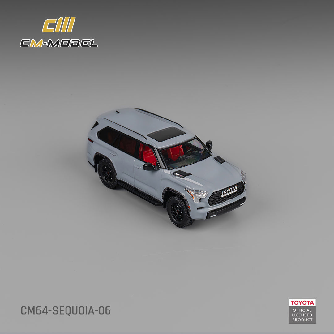 [CM MODEL] 1:64 Toyota Sequoia Gray