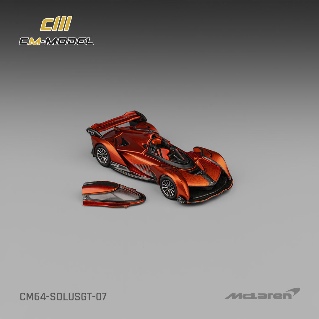 [CM MODEL] 1:64 Mclaren SolusGT Metallic Orange