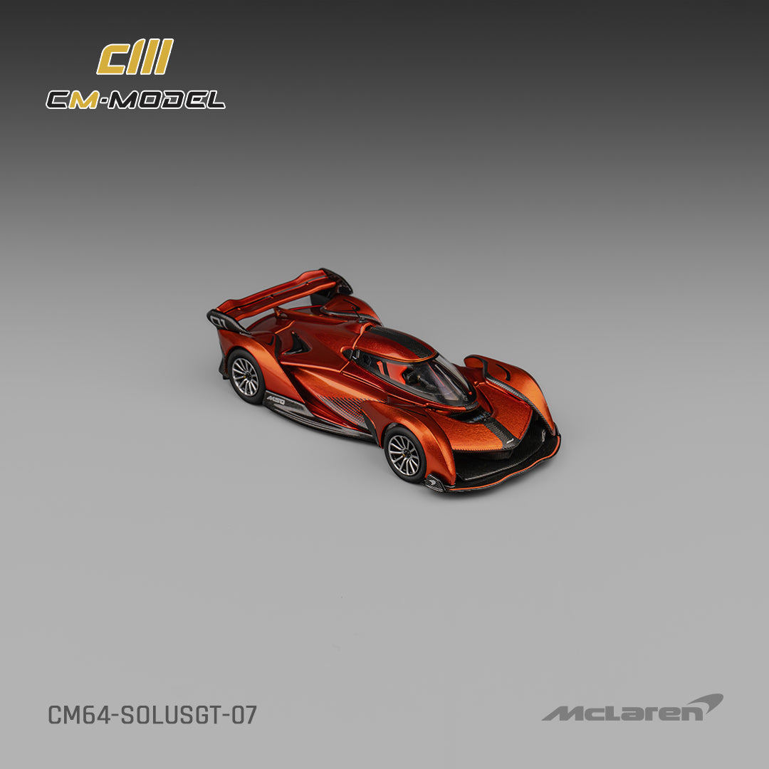 [CM MODEL] 1:64 Mclaren SolusGT Metallic Orange