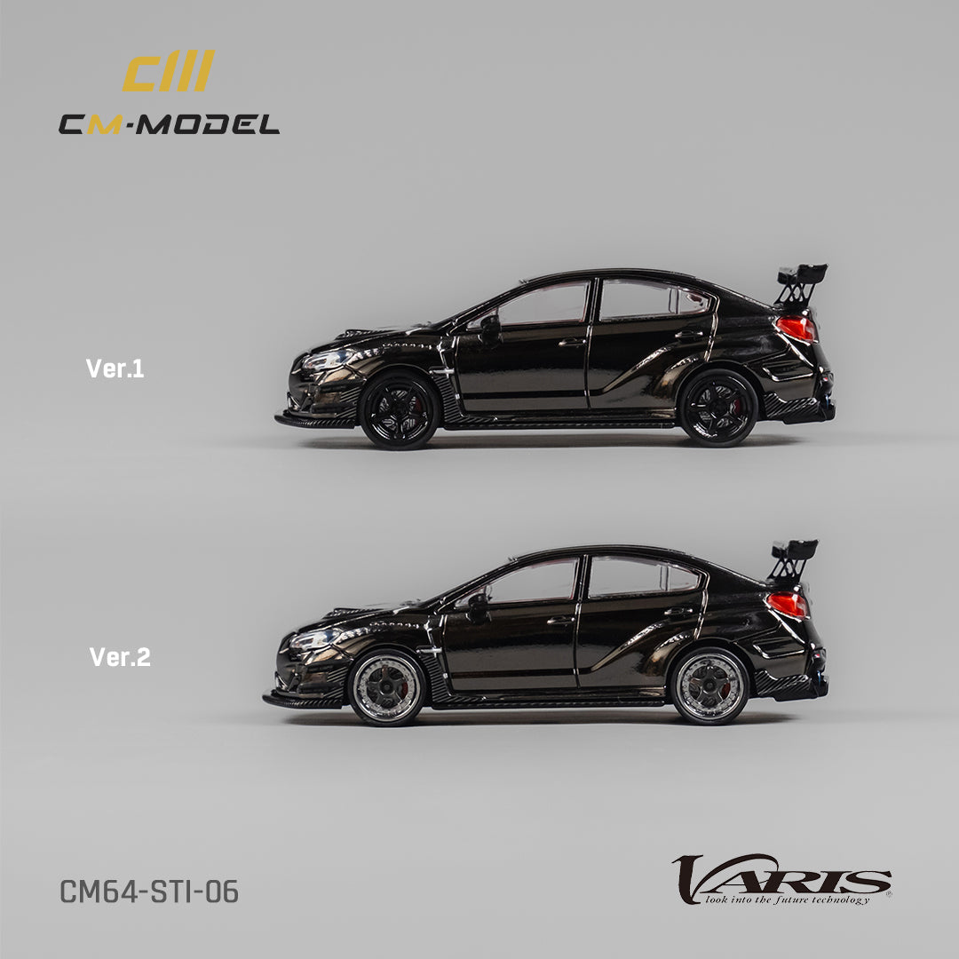 [CM MODEL] 1:64 Subaru Varis WideBody 1.0 Chome Black