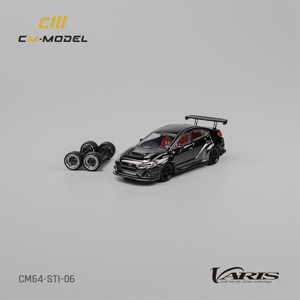 [CM MODEL] 1:64 Subaru Varis WideBody 1.0 Chome Black