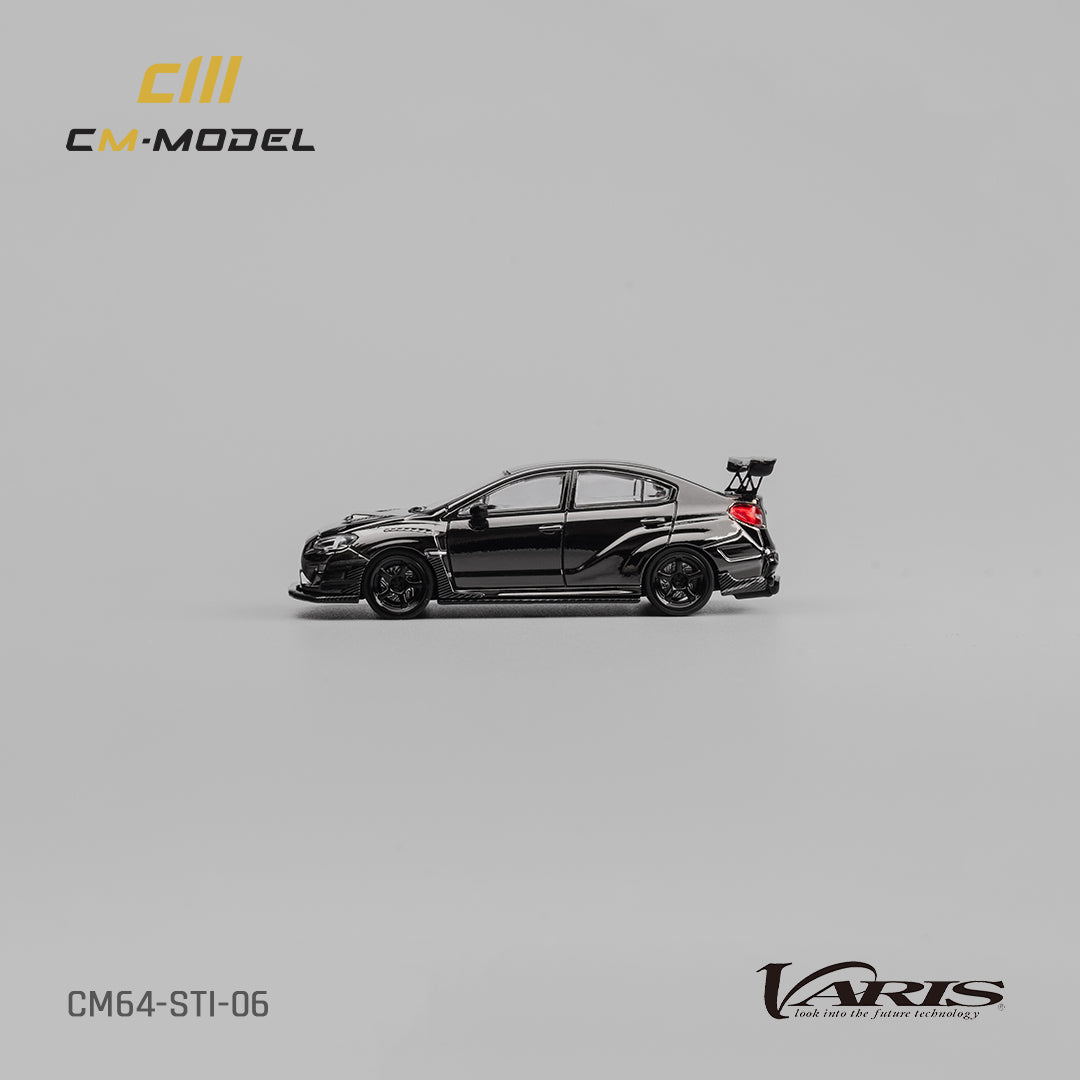 [CM MODEL] 1:64 Subaru Varis WideBody 1.0 Chome Black