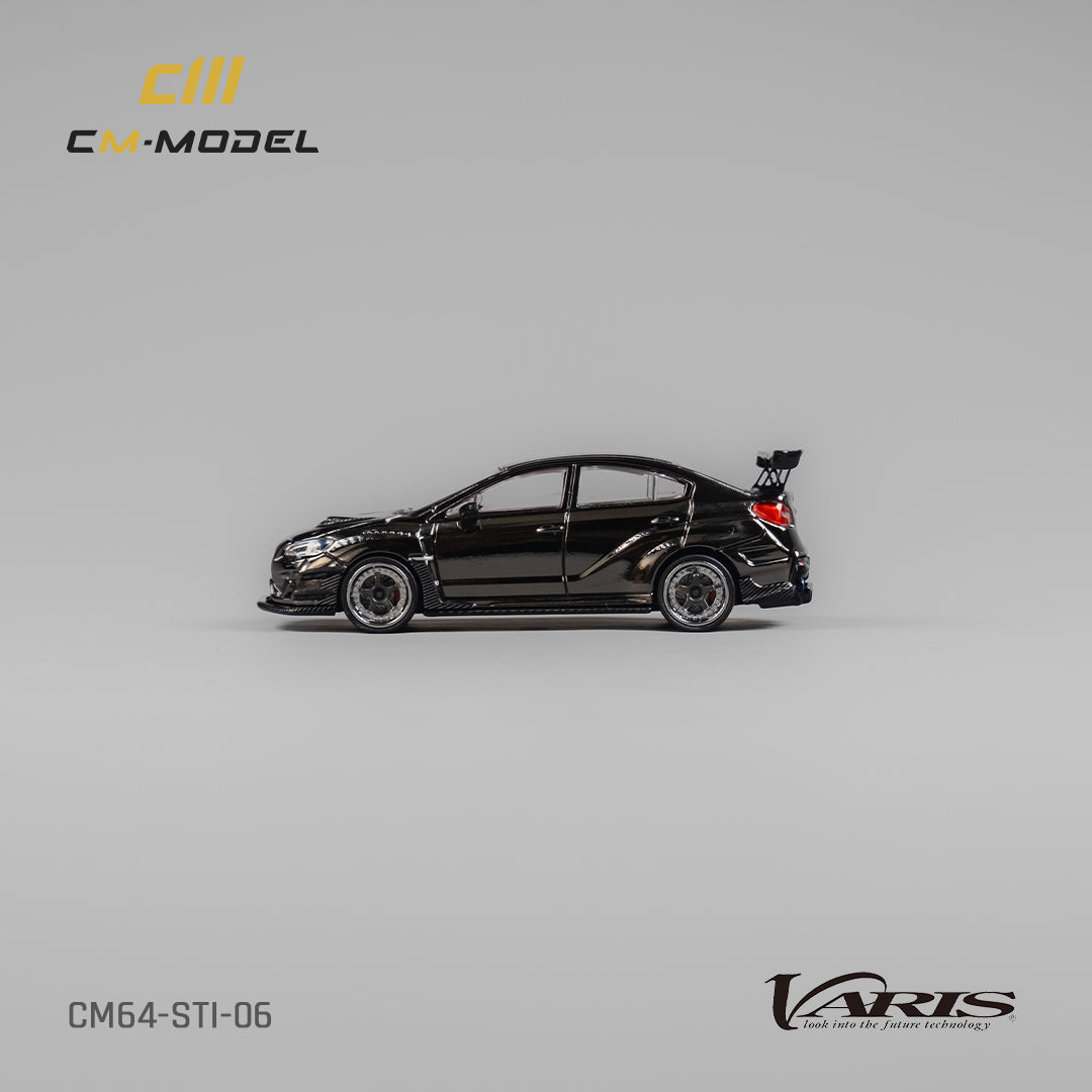 [CM MODEL] 1:64 Subaru Varis WideBody 1.0 Chome Black