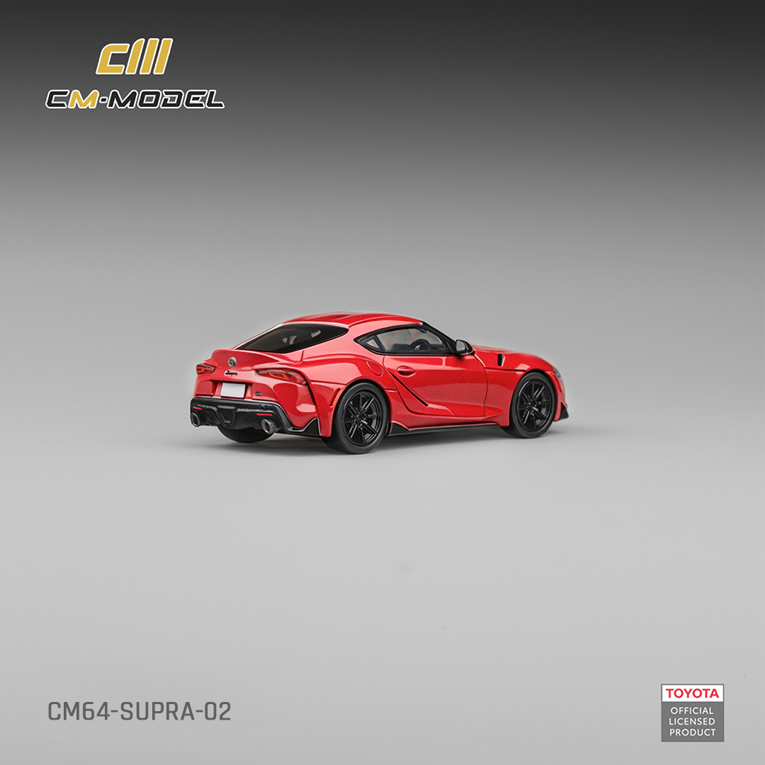 [CM MODEL] 1:64 Toyota GR Supra Renaissance Red 2.0 - Toy Space Diecast Online Store Singapore