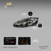 [CM MODEL] 1:64 Mclaren SennaGTR Metallic Silver Gray