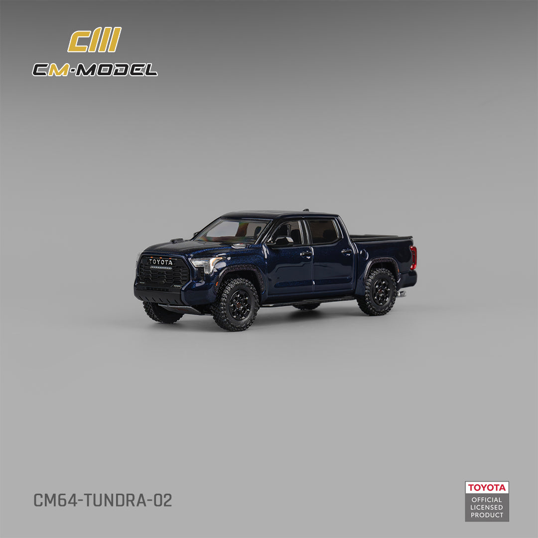 [CM MODEL] 1:64 Toyota Tundar Metallic Blue