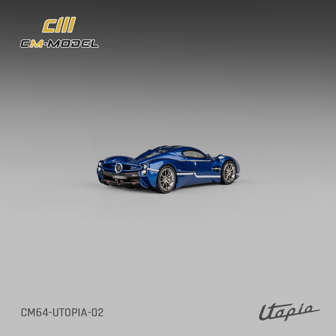 [CM MODEL] 1:64 Pagani Utopia Metallic Blue