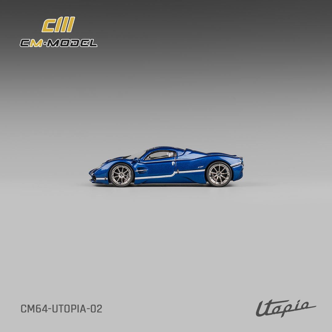 [CM MODEL] 1:64 Pagani Utopia Metallic Blue