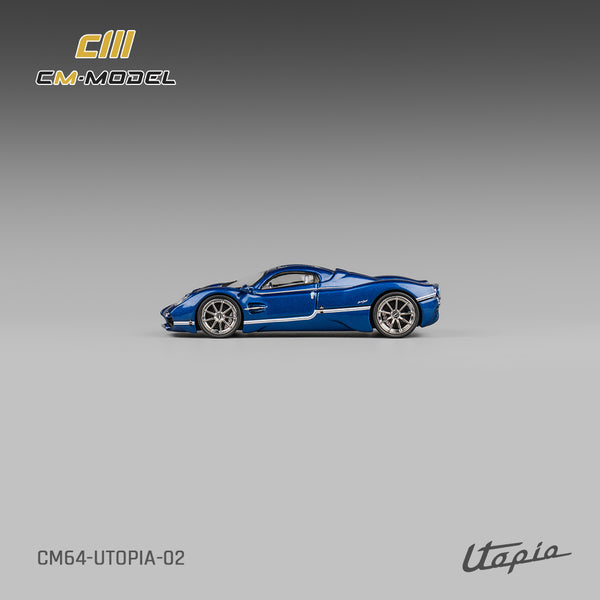 [CM MODEL] 1:64 Pagani Utopia Metallic Blue