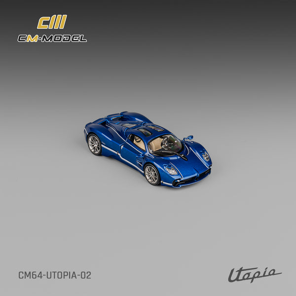 [CM MODEL] 1:64 Pagani Utopia Metallic Blue