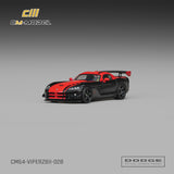 [CM MODEL] 1:64 Dodge Viper ACR (ZBII) Viper Black With Red - Toy Space Diecast Online Store Singapore