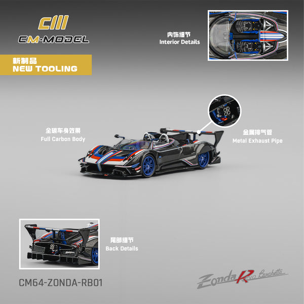 [CM MODEL] 1:64 Pagani Zonda Revo Barchetta 1 of 1