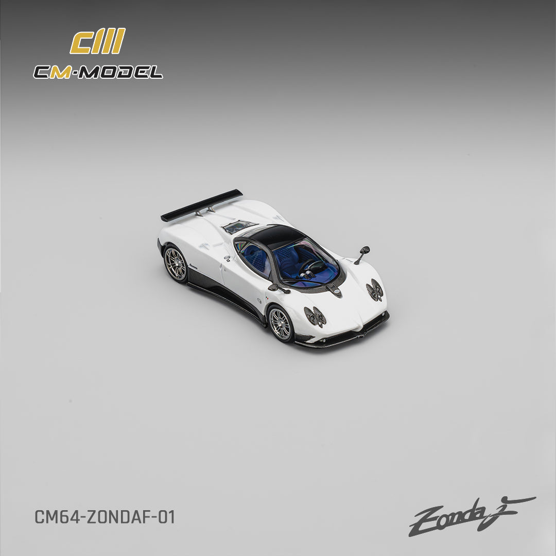 [CM MODEL] 1:64 Pagani Zonda F Pearl White
