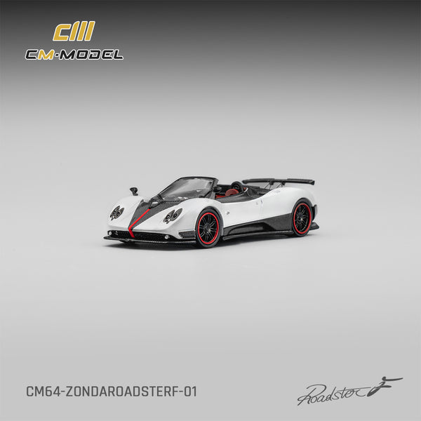 [CM MODEL] 1:64 Pagani Zonda F Roadster Pearl White