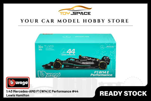 [BBURAGO] 1:43 Mercedes-AMG F1 (W14) E Performance #44 Lewis Hamilton