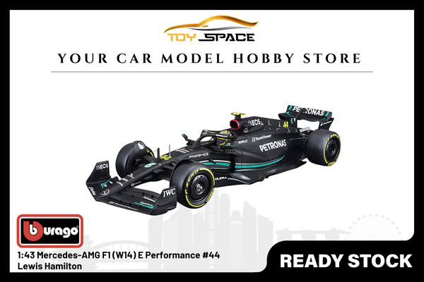 [BBURAGO] 1:43 Mercedes-AMG F1 (W14) E Performance #44 Lewis Hamilton