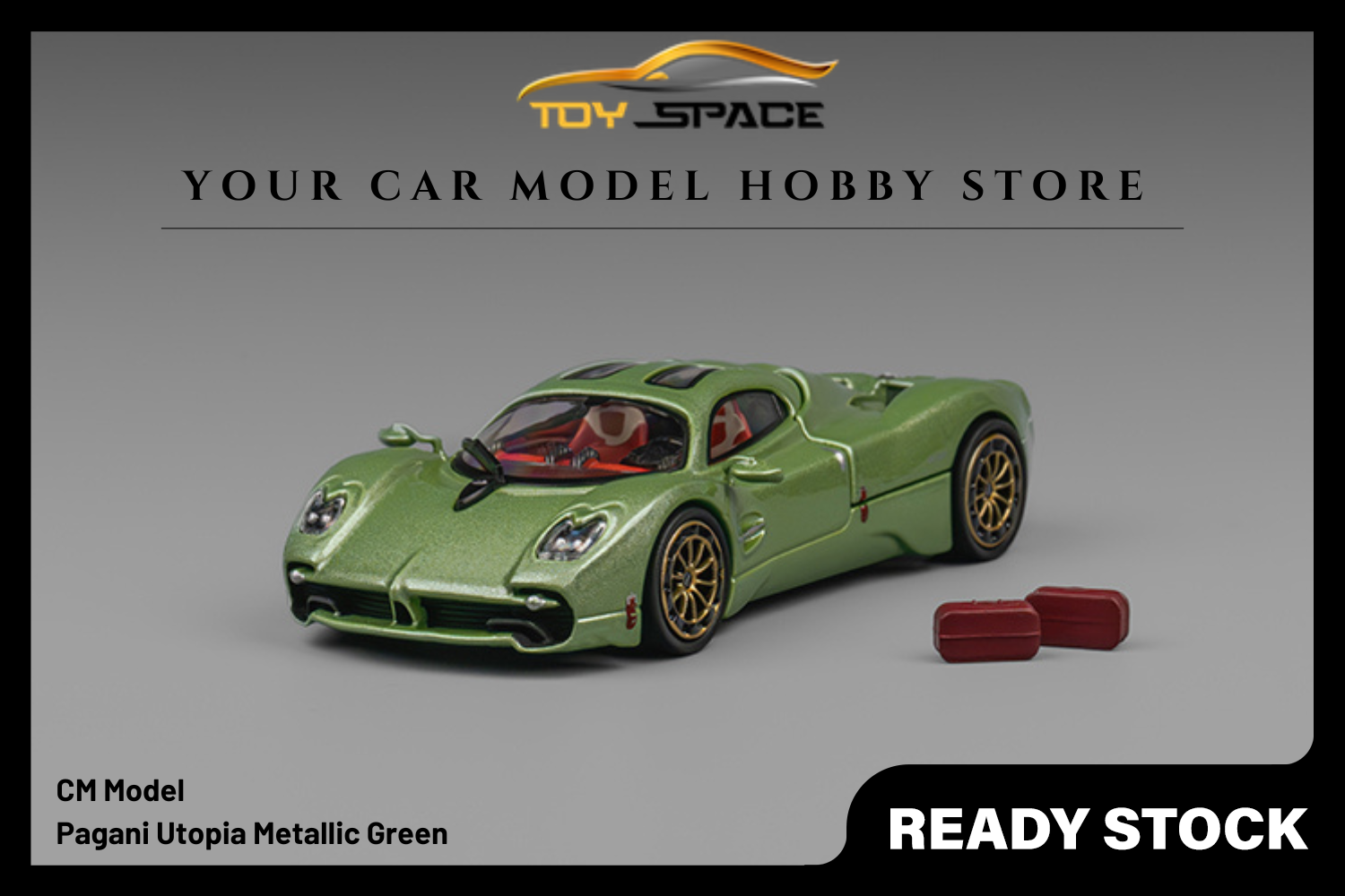 [CM MODEL] 1:64 Pagani Utopia Metallic Green