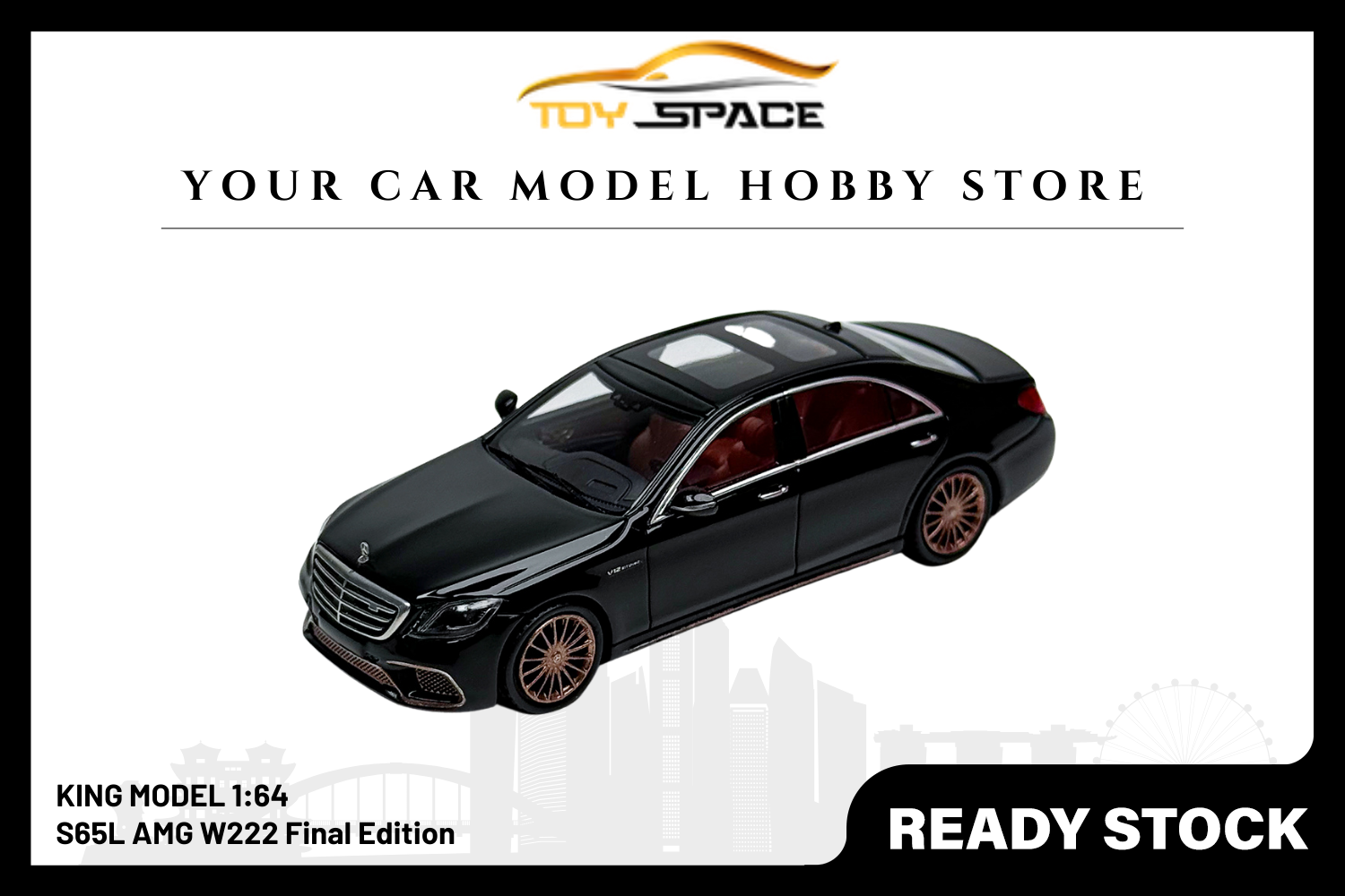 [KING MODEL] 1/64 S65L AMG W222 Final Edition