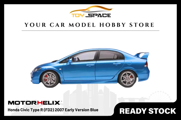 [MOTORHELIX] 1:18 Honda Civic Type R (FD2) 2007 Early Version Blue