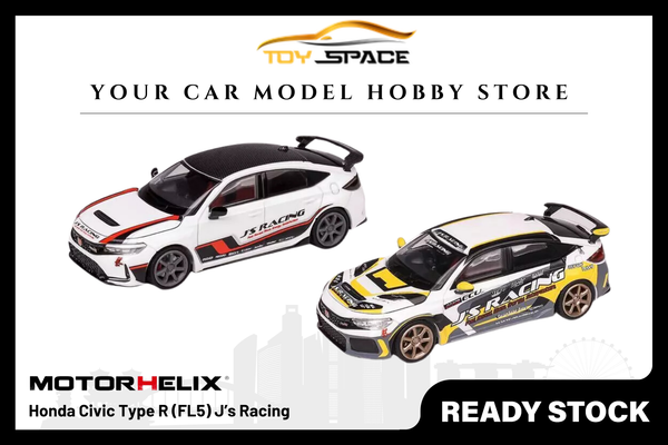 [MOTORHELIX] 1/64 Honda Civic Type R (FL5) J’s Racing