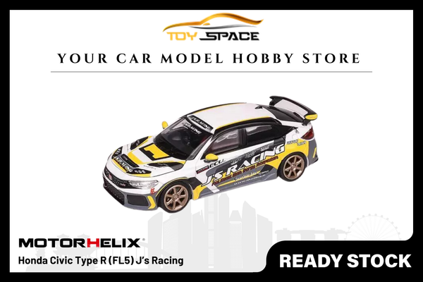 [MOTORHELIX] 1/64 Honda Civic Type R (FL5) J’s Racing