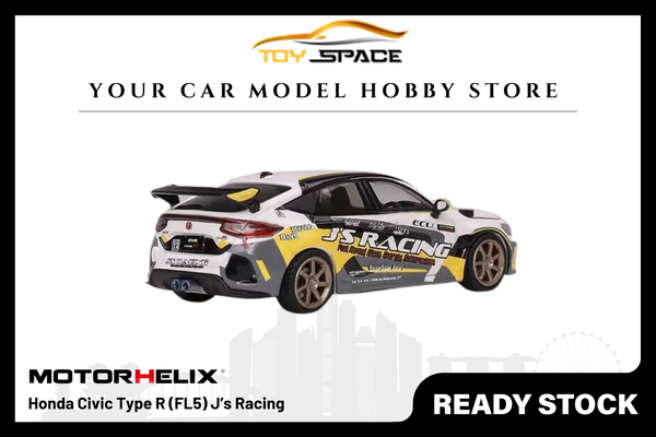 [MOTORHELIX] 1/64 Honda Civic Type R (FL5) J’s Racing