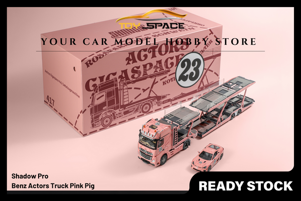 [SHADOW PRO] 1:64 Benz Actors Truck Pink Pig