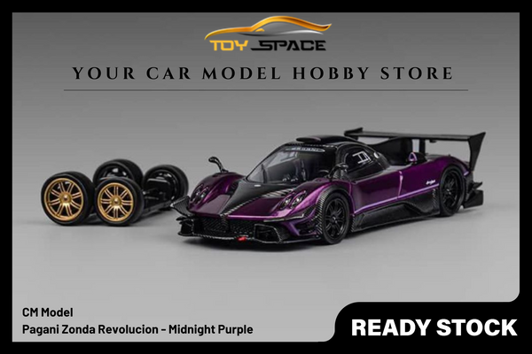 [CM MODEL] 1/64 Pagani Zonda Revolucion - Midnight Purple