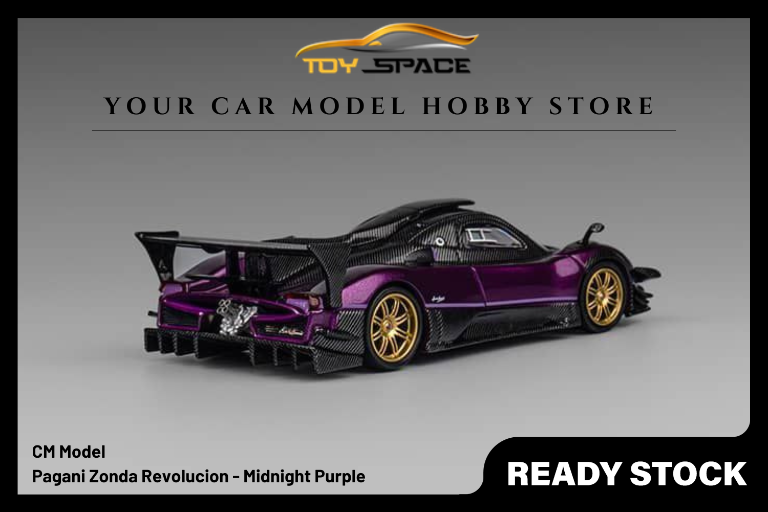 [CM MODEL] 1/64 Pagani Zonda Revolucion - Midnight Purple