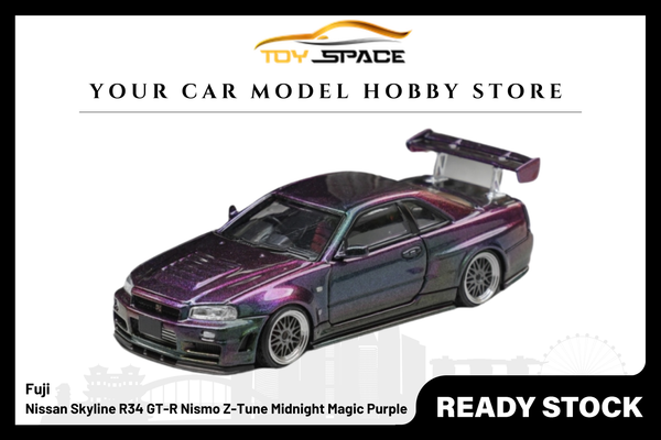 [FUJI] 1:64 Nissan Skyline R34 GT-R Nismo Z-Tune Midnight Magic Purple