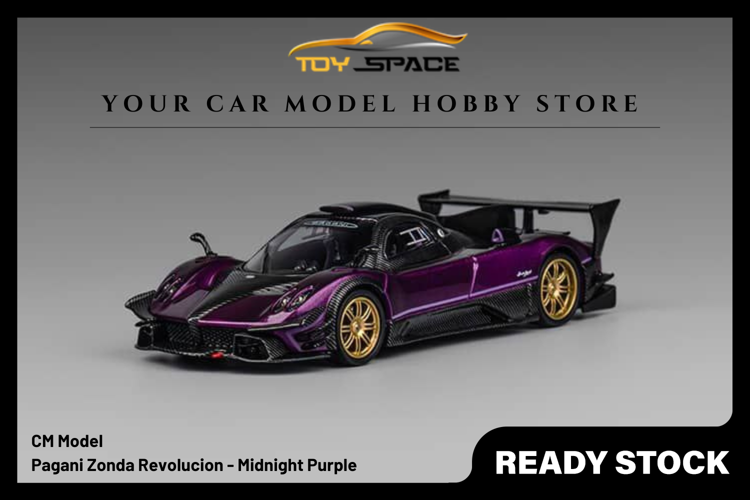 [CM MODEL] 1/64 Pagani Zonda Revolucion - Midnight Purple