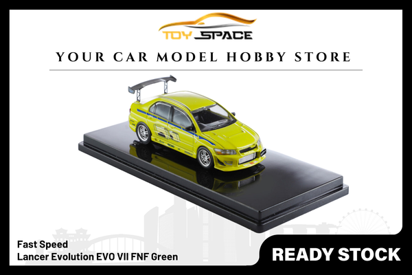 [FAST SPEED] 1/64 Lancer Evolution EVO VII FNF Green