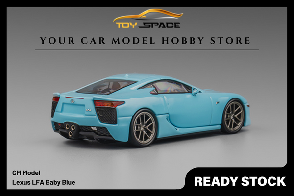 [CM MODEL] 1:64 Lexus LFA Baby Blue