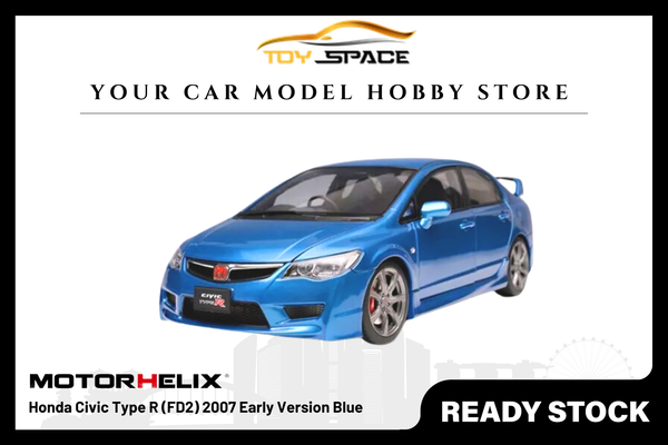 [MOTORHELIX] 1:18 Honda Civic Type R (FD2) 2007 Early Version Blue