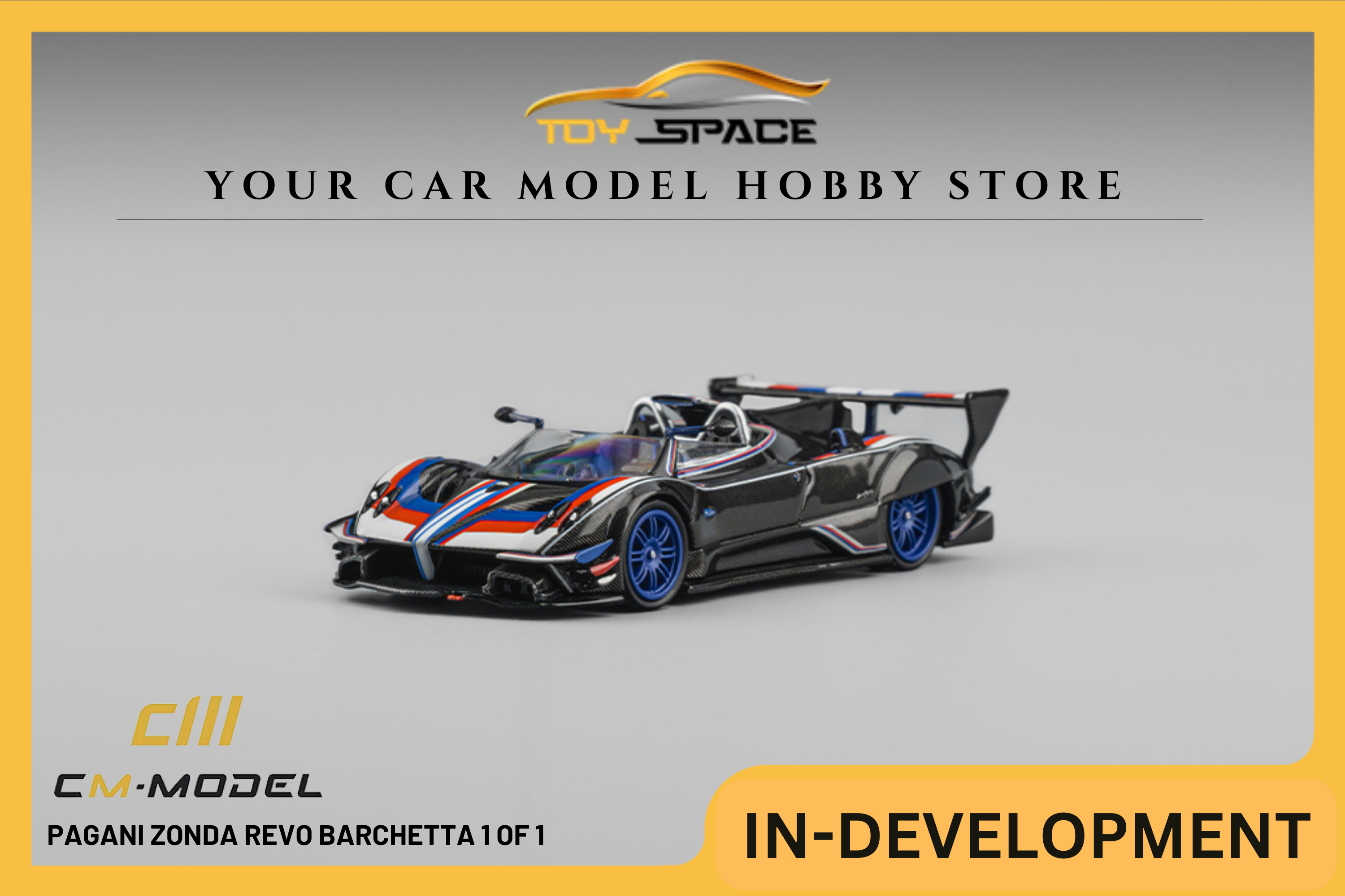 [CM MODEL] 1:64 Pagani Zonda Revo Barchetta 1 of 1
