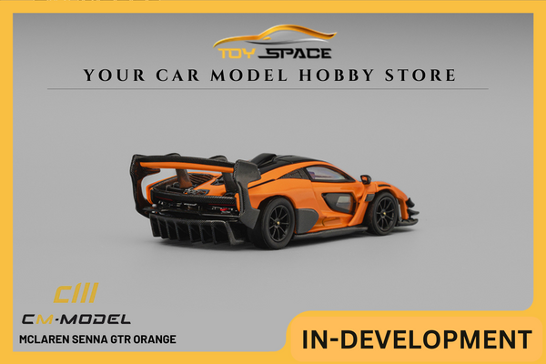 [CM MODEL] 1:64 Mclaren Senna GTR Orange