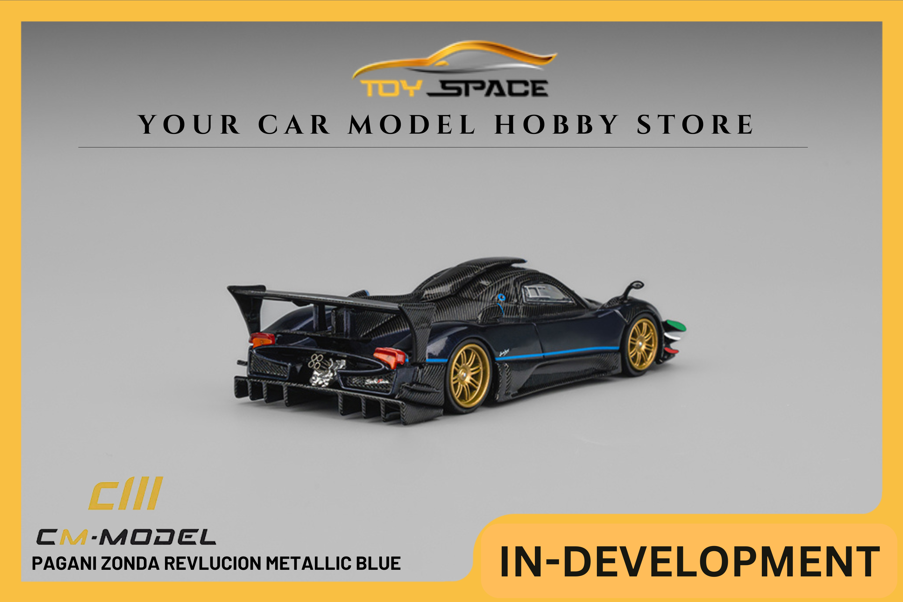 [CM MODEL] 1:64 Pagani Zonda Revlucion Metallic Blue
