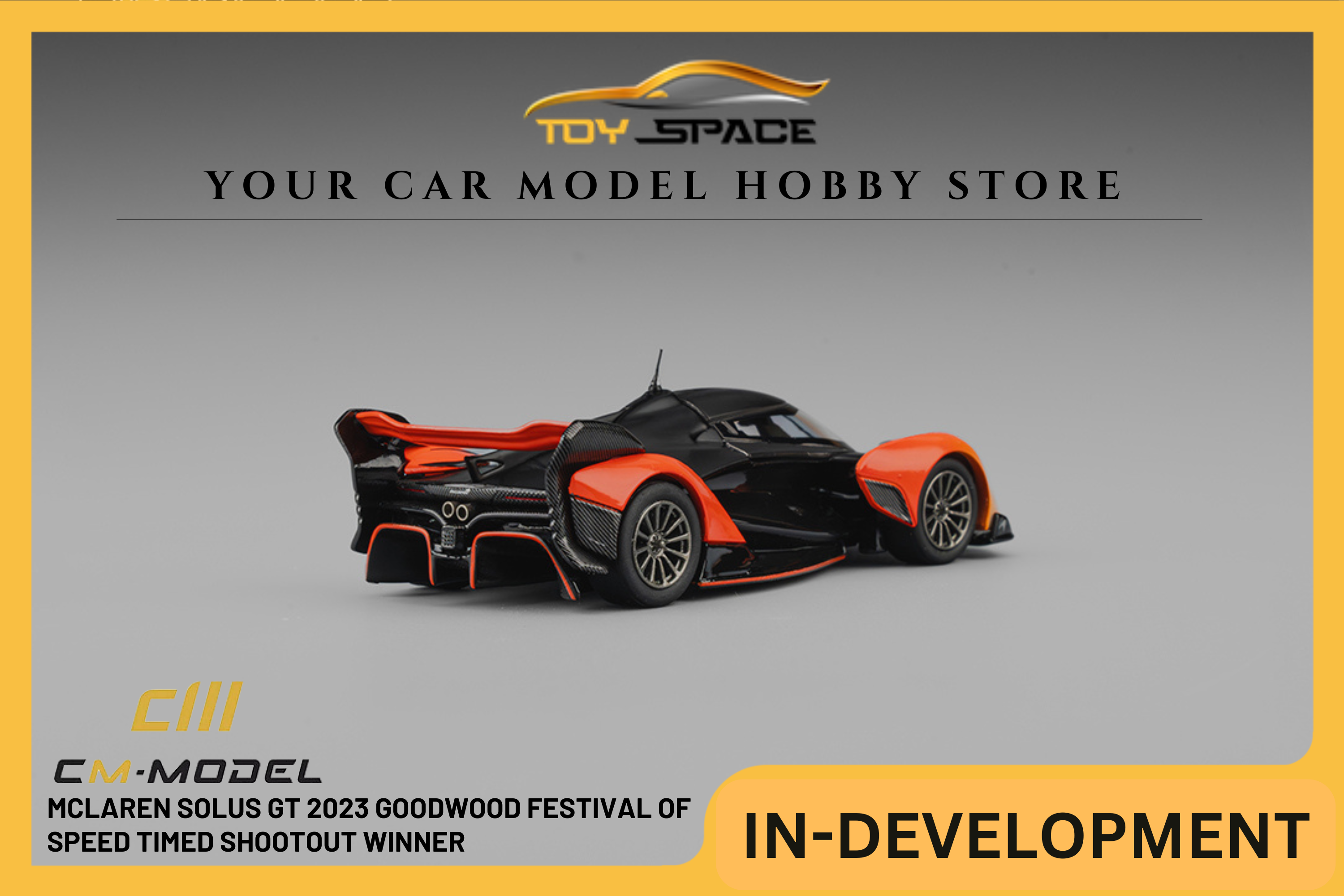 [CM MODEL] 1:64 McLaren Solus GT 2023 Goodwood Festival Of Speed Timed Shootout Winner