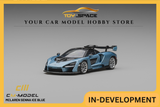 [CM MODEL] 1:64 Mclaren Senna Ice Blue - Toy Space Diecast Online Store Singapore