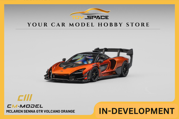 [CM MODEL] 1:64 Mclaren Senna GTR Volcano Orange