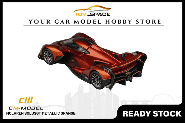 [CM MODEL] 1:64 Mclaren Solus GT Metallic Orange