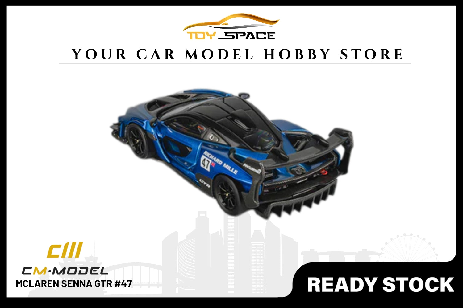 [CM MODEL] 1:64 Mclaren Senna GTR #47