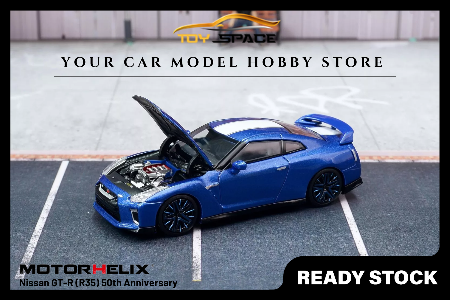 MOTORHELIX] 1:64 Nissan GT-R (R35) 50th Anniversary [Limited 999 pcs]