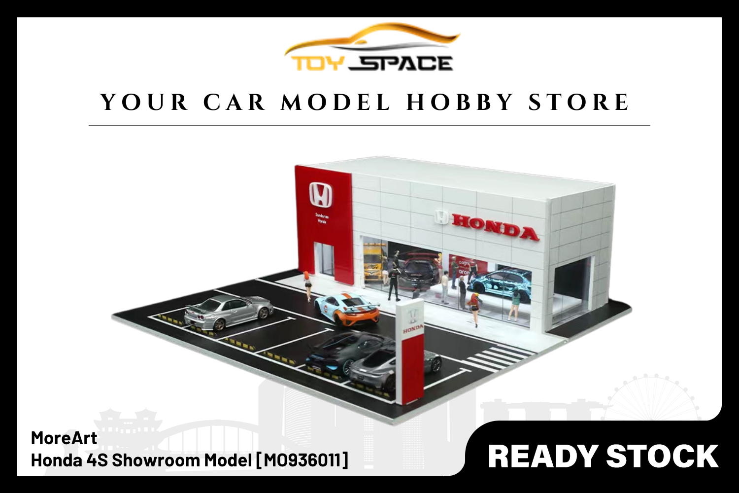 [MOREART] 1:64 Honda 4S Showroom Model